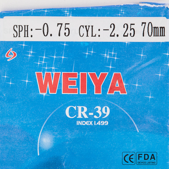 Линза сферическая WEIYA CR-39 с лентикуляром