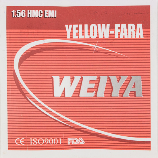 Линза сферическая WEIYA с покрытием YELLOW-FARA, для водителей