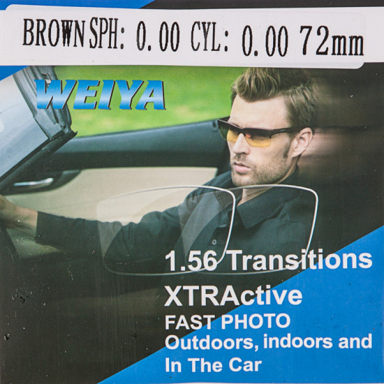 Линза сферическая WEIYA сферическая Transitions XTRActive