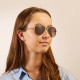Женские солнцезащитные поляризационные очки Полароид/Polaroid / Модель PLD 6069/S/X