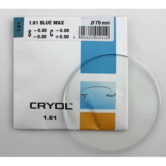 Очковые линзы CRYOL 1.61 BLUE MAX (HMC)